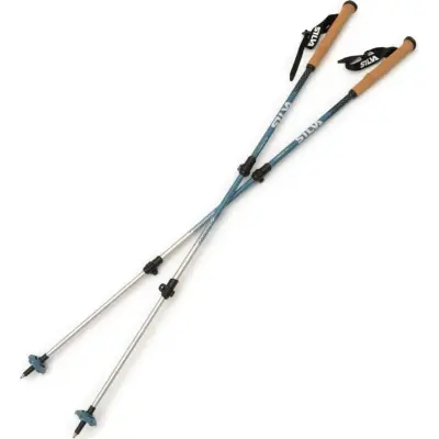 Silva Trekking Poles Alu Tele Black