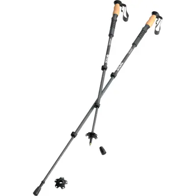 Silva Trekking Poles Aluminium Cork Black