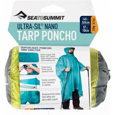 Sea To Summit Ultra Sil Nano Tarp Poncho Lime