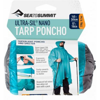 Sea To Summit Ultra Sil Nano Tarp Poncho Blue