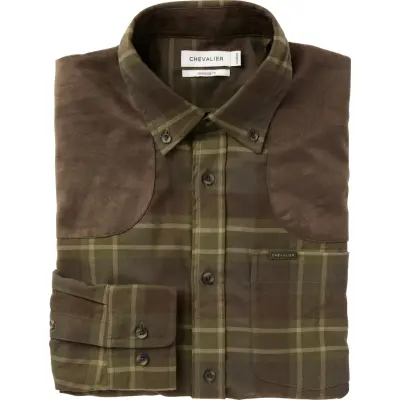 Chevalier Men's Chill Coolmax Shirt Pinegrove Green Checked