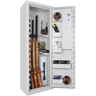 Scandinavian Safe SP66 Vapenskåp Vit för 3-6 vapen med nyckel