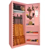 Scandinavian Safe SP88E Vapenskåp Rosa för 8-16 vapen med elkodlås + LED lampa