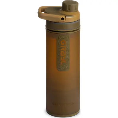 Grayl UltraPress Purifier Bottle Coyote Brown