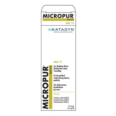 Katadyn Micropur Quick MT1T. 70 tabletter