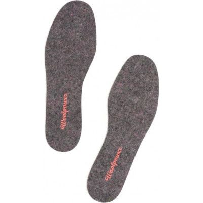 Woolpower Kids' Felt Insoles Recycled Grey