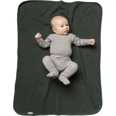 Woolpower Kids Blanket 400 Forest Green