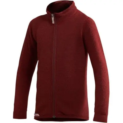 Woolpower Kids Full Zip Jacket 400 Rusty Red