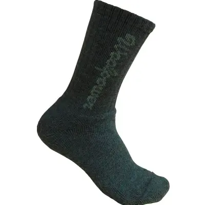 Woolpower Kids Socks Classic Logo 400 Forest Green Forest Green 28-31