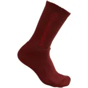 Woolpower Kids Socks Classic Logo 400 Rust Red - 32-35