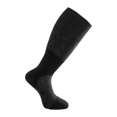 Woolpower Skilled 400 Knee High Socks Black/Dark Grey Black/Dark Grey 36-39