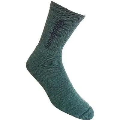 Woolpower Socks Classic Logo 400 Forest Green - 36-39