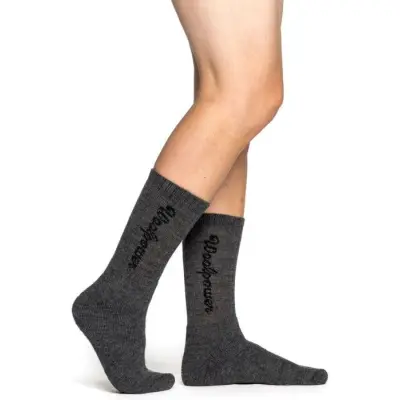 Woolpower Socks Classic Logo 400 Grey