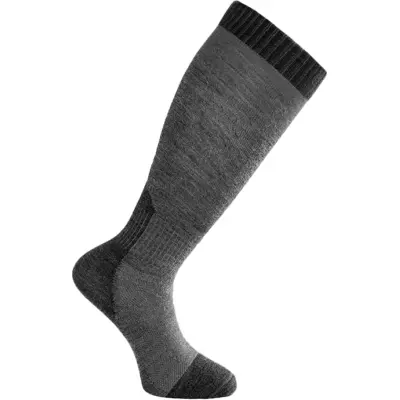 Woolpower Socks Skilled Liner Knee-High Dark Grey/Grey