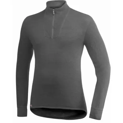 Woolpower Zip Turtleneck 200 Grey