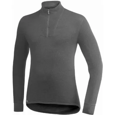 Woolpower Zip Turtleneck 200 Grey