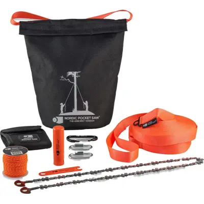 Nordic Pocket Saw Arborist 2 Orange/Black