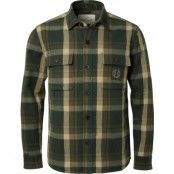 Chevalier Men's Axe Overshirt Green Checked