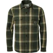Chevalier Men's Axe Overshirt Green Checked